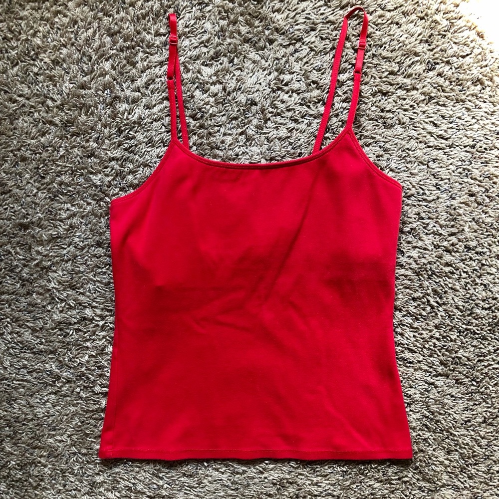 Express Red Cami Tank Top